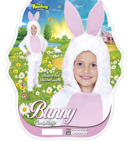 e-carnavalskleding-SYK Konijnen pak kind bunny wit roze
