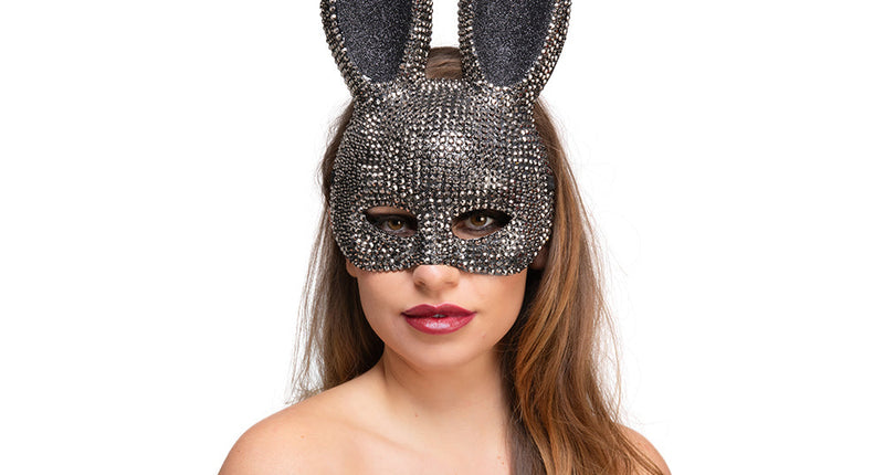 e-carnavalskleding-SYK Konijnenmasker met bergkristal