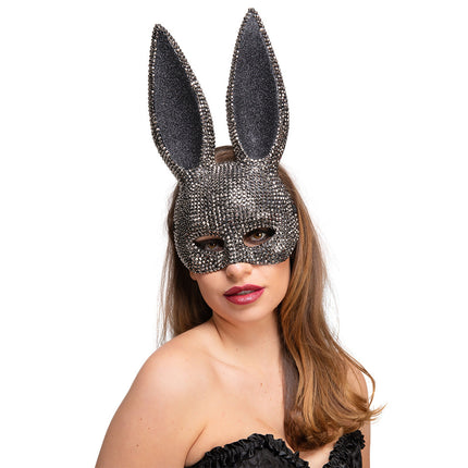 e-carnavalskleding-SYK Konijnenmasker met bergkristal