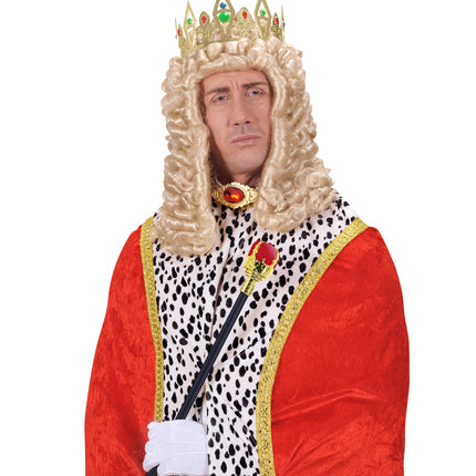e-carnavalskleding-SYK Koning scepter rood met goud