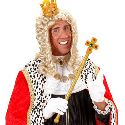 e-carnavalskleding-SYK Koning staf scepter Bolo