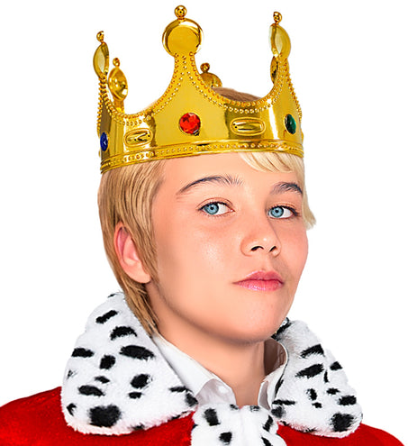 e-carnavalskleding-SYK Koningskroon deluxe kind