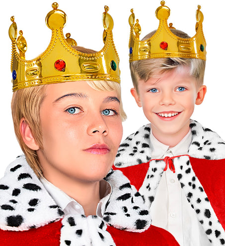 e-carnavalskleding-SYK Koningskroon deluxe kind