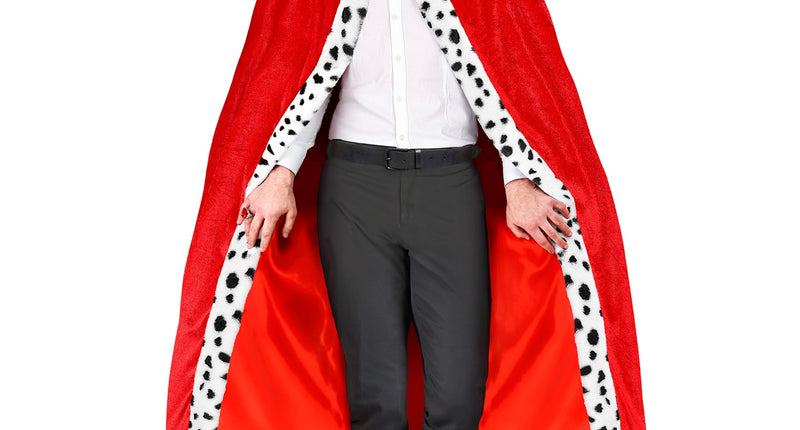 e-carnavalskleding-SYK Koningsmantel rood 140cm