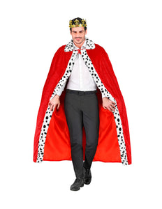 e-carnavalskleding-SYK Koningsmantel rood 140cm