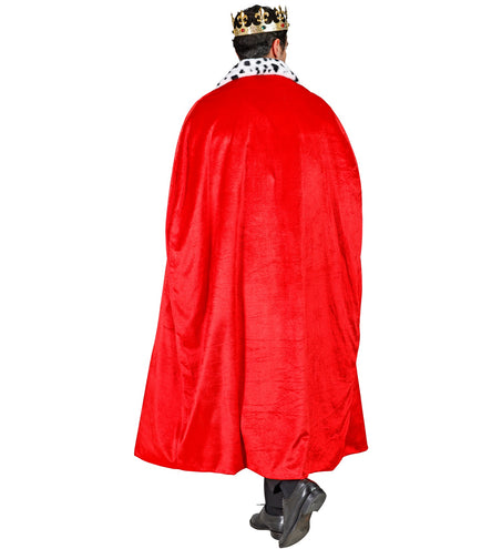 e-carnavalskleding-SYK Koningsmantel rood 140cm