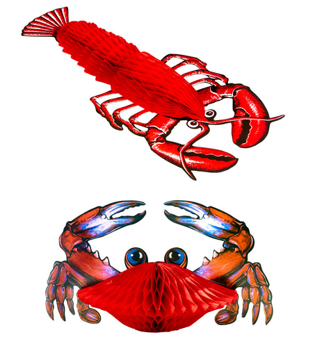 e-carnavalskleding-SYK Kreeft en krab decoratie voor party