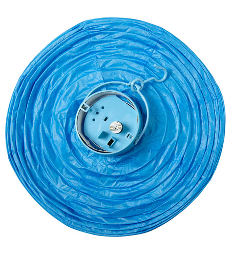 e-carnavalskleding-SYK Lampion Met Licht 30Cm Blauw