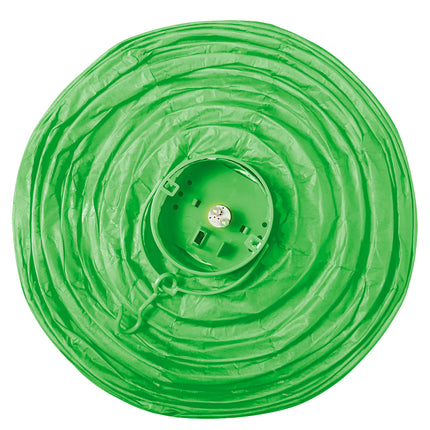 e-carnavalskleding-SYK Lampion Met Licht 30Cm Groen
