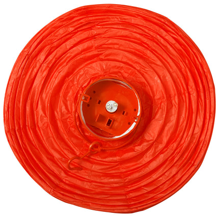 e-carnavalskleding-SYK Lampion Met Licht 30Cm Rood