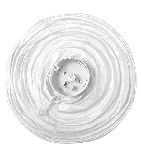 e-carnavalskleding-SYK Lampion Met Licht 30Cm Wit