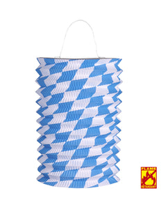 e-carnavalskleding-SYK Lampion Wit/Blauw Bv