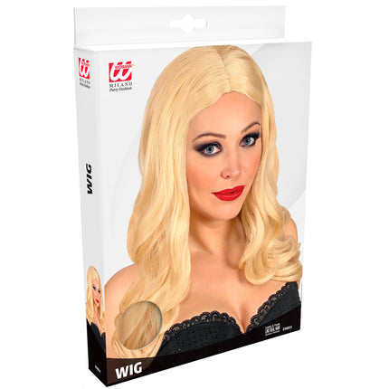 e-carnavalskleding-SYK Lange pruik blond roxy
