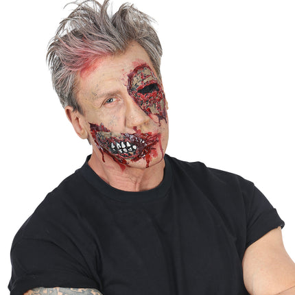 e-carnavalskleding-SYK Latex zombie oog wond