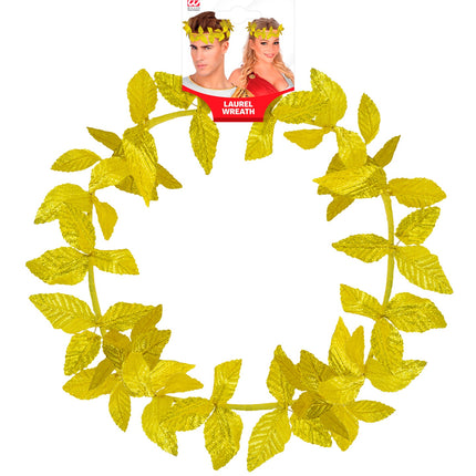e-carnavalskleding-SYK Lauwerkrans in goud