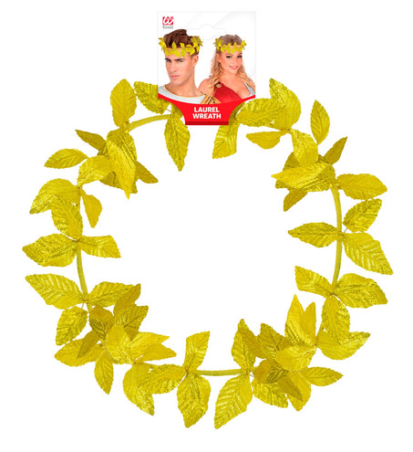 e-carnavalskleding-SYK Lauwerkrans in goud