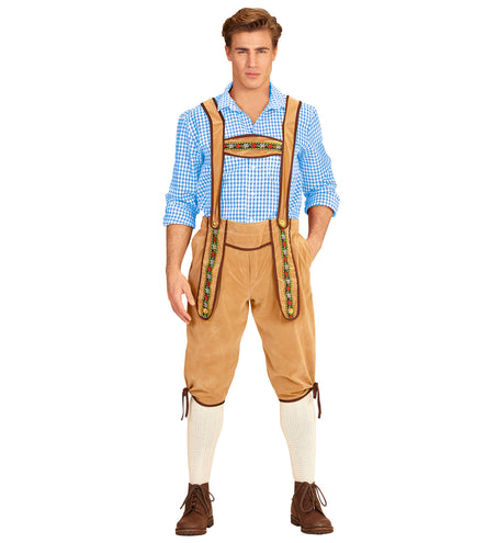 e-carnavalskleding-SYK Lederhose Beiers beige