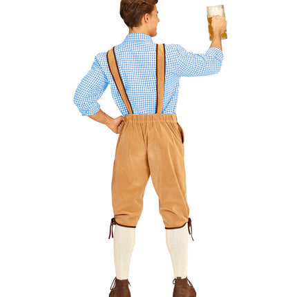 e-carnavalskleding-SYK Lederhose Beiers beige