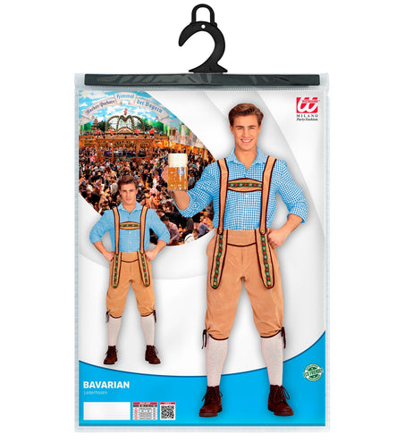 e-carnavalskleding-SYK Lederhose Beiers beige