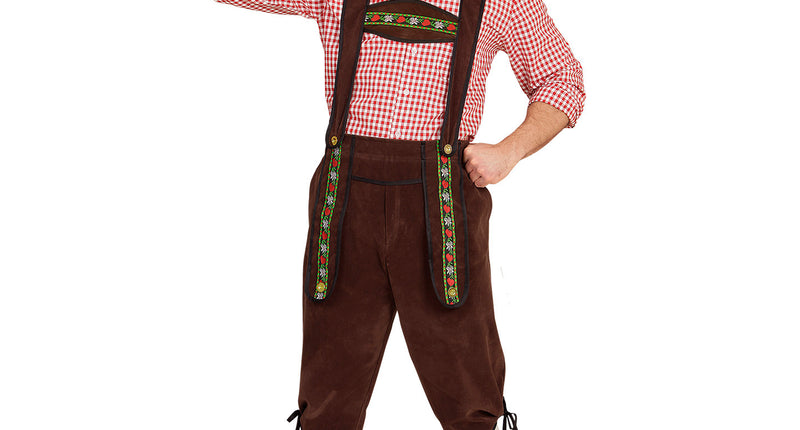e-carnavalskleding-SYK Lederhose Beiers bruin