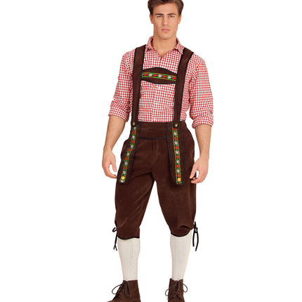 e-carnavalskleding-SYK Lederhose Beiers bruin