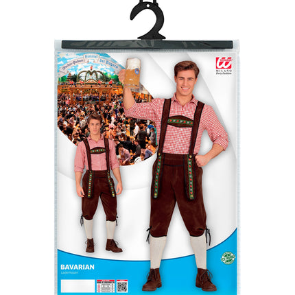 e-carnavalskleding-SYK Lederhose Beiers bruin