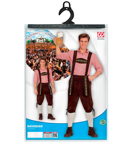 e-carnavalskleding-SYK Lederhose Beiers bruin