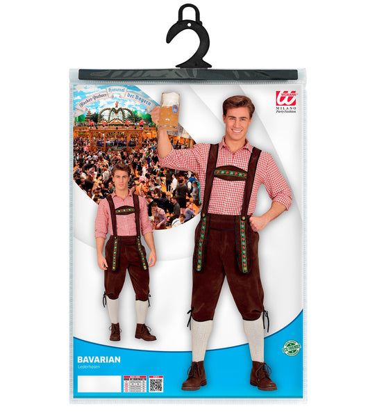e-carnavalskleding-SYK Lederhose Beiers bruin