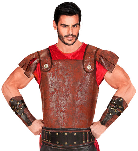 e-carnavalskleding-SYK Lederlook armbedekking gladiator