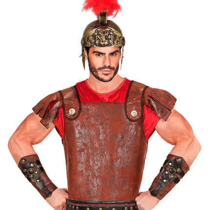 e-carnavalskleding-SYK Lederlook armbedekking gladiator