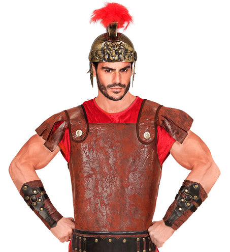 e-carnavalskleding-SYK Lederlook armbedekking gladiator