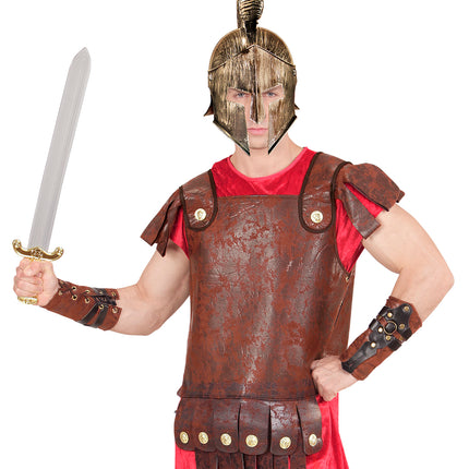 e-carnavalskleding-SYK Lederlook armbedekking gladiator