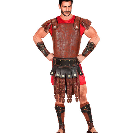 e-carnavalskleding-SYK Lederlook beenbedekking romein