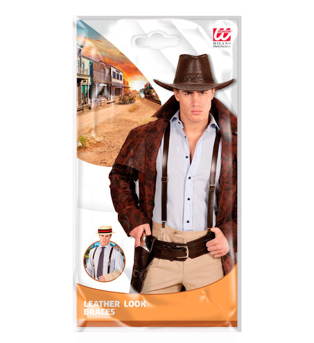 e-carnavalskleding-SYK Lederlook bretels voor party's