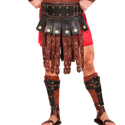 e-carnavalskleding-SYK Lederlook riem gladiator romeins