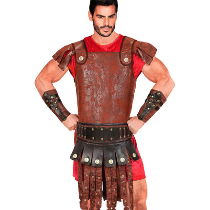 e-carnavalskleding-SYK Lederlook riem gladiator romeins