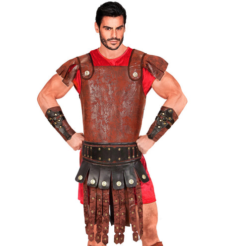 e-carnavalskleding-SYK Lederlook riem gladiator romeins