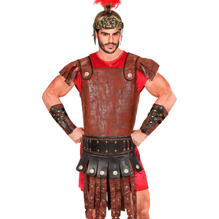 e-carnavalskleding-SYK Lederlook riem gladiator romeins