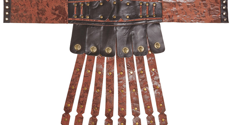 e-carnavalskleding-SYK Lederlook riem gladiator romeins