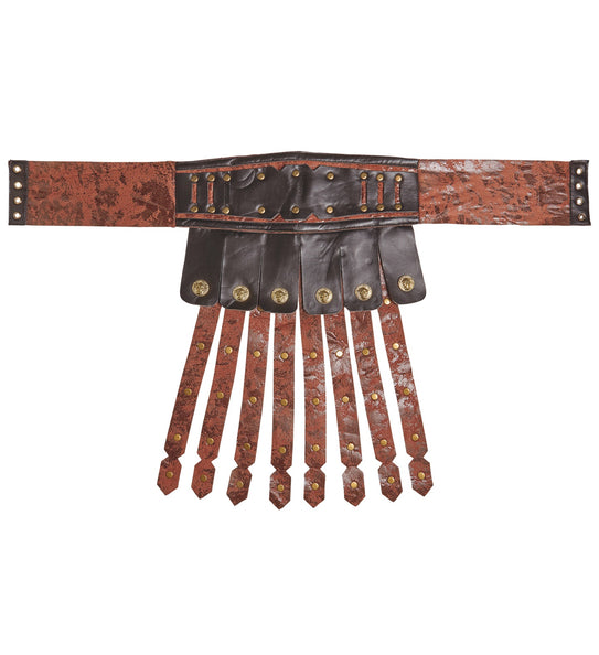 e-carnavalskleding-SYK Lederlook riem gladiator romeins