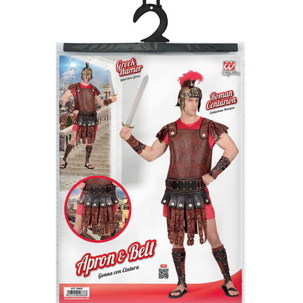 e-carnavalskleding-SYK Lederlook riem gladiator romeins