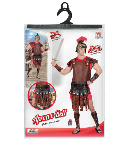 e-carnavalskleding-SYK Lederlook riem gladiator romeins
