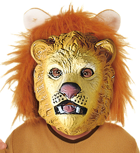e-carnavalskleding-SYK Leeuwen masker plastic kind