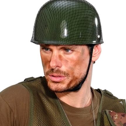 e-carnavalskleding-SYK Legerhelm soldaat Platoon