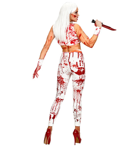 e-carnavalskleding-SYK Legging met bloed halloween