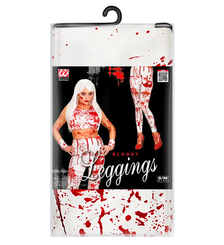 e-carnavalskleding-SYK Legging met bloed halloween
