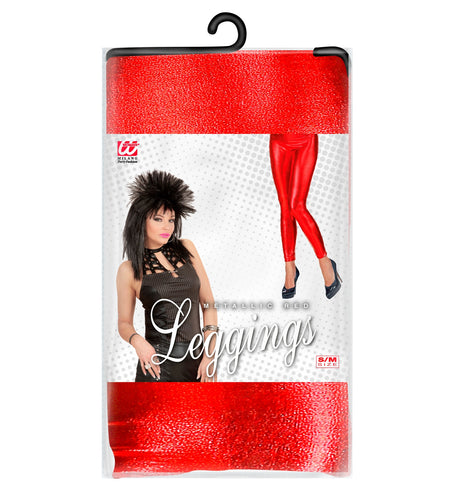 e-carnavalskleding-SYK Legging metallic rood