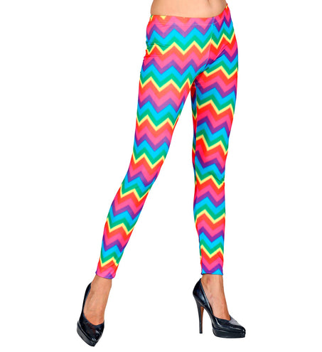 e-carnavalskleding-SYK Legging regenboog kleuren