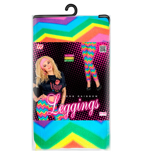 e-carnavalskleding-SYK Legging regenboog kleuren
