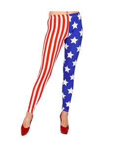 e-carnavalskleding-SYK Legging USA Amerikaanse vlag